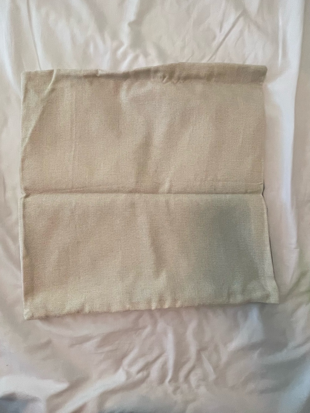 Vintage Beach Burlap Tropical 4 Mermaid Square 17 x 17.5 in Pillow cover - Picture 7 of 9